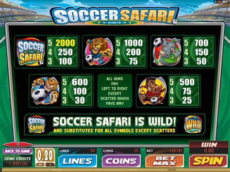Soccer Safari Slots .